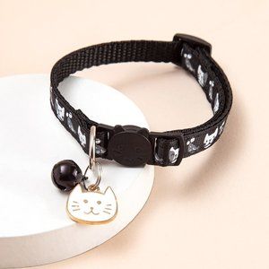Black Pet Collar For Cat